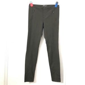 Vince Zip Up Jeggings Khaki